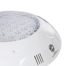 GloboStar® POOLΕΤΙ 61542 PRO Φωτιστικό Πισίνας LED 25W 1750lm 120° AC 12V Αδιάβροχο IP68 IK06 Tempered Glass Φ30 x Υ6.5cm RGB με Ασύρματο Χειριστήριο RF 2.4Ghz Εμβέλειας 60 Μέτρων - Bridgelux Chip - 2 Meter VDE Certified Cable - 3 Years Warranty