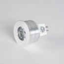 GloboStar® 76000 Σποτ LED GU5.3 MR11 4W 400lm 35° DC 12-24V IP20 Φ3.5 x Υ5cm Ψυχρό Λευκό 6000K - 3 Χρόνια Εγγύηση