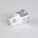 GloboStar® 76003 Σποτ LED GU5.3 MR11 4W 240lm 35° DC 12-24V IP20 Φ3.5 x Υ5cm Κόκκινο - 1 Χρόνο Εγγύηση