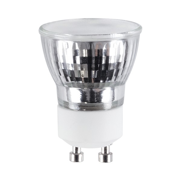 GloboStar® 76006 Λάμπα MR11 με βάση GU10 Mini Σποτ LED 4W 400lm 120° AC 85-265V με Λευκό Γαλακτερό Γυαλί Ψυχρό Λευκό 6000K