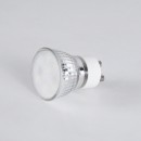 GloboStar® 76007 Λάμπα MR11 με βάση GU10 Mini Σποτ LED 4W 380lm 120° AC 85-265V με Λευκό Γαλακτερό Γυαλί Φυσικό Λευκό 4500K