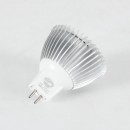 GloboStar® 76020 Σποτ LED GU5.3 MR16 3W 300lm 30° DC 12V IP20 Φ5 x Υ5.2cm Ψυχρό Λευκό 6000K - 2 Χρόνια Εγγύηση