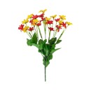 GloboStar® Artificial Garden MARGARET BOUQUET 78207 Τεχνητό Διακοσμητικό Μπουκέτο με Μαργαρίτες M20 x Π20 x Υ35cm