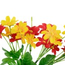 GloboStar® Artificial Garden MARGARET BOUQUET 78207 Τεχνητό Διακοσμητικό Μπουκέτο με Μαργαρίτες M20 x Π20 x Υ35cm