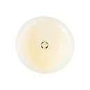 GloboStar® FIREFLAME 79541 Διακοσμητικό Realistic Κερί Παραφίνης με LED Εφέ Κινούμενης Φλόγας - Μπαταρίας & Ασύρματο Χειριστήριο IR Θερμό Λευκό 3000K Dimmable - Φ10 x Υ10cm