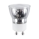 GloboStar® 76007 Λάμπα MR11 με βάση GU10 Mini Σποτ LED 4W 380lm 120° AC 85-265V με Λευκό Γαλακτερό Γυαλί Φυσικό Λευκό 4500K