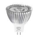 GloboStar® 76020 Σποτ LED GU5.3 MR16 3W 300lm 30° DC 12V IP20 Φ5 x Υ5.2cm Ψυχρό Λευκό 6000K - 2 Χρόνια Εγγύηση