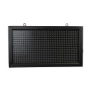 GloboStar® DISPLAY 90276 LED Scrolling Display 64x32cm - Κυλιόμενη Ψηφιακή Πινακίδα / Επιγραφή Μονής Όψης P10 LED SMD AC 220-240V - Λειτουργία μέσω Wi-Fi με Εφαρμογή APP - Αισθήτηρας Θερμοκρασίας και Υγρασίας - Αδιάβροχο IP65 - Μ72 x Π9 x Υ42.5cm - Κόκκιν