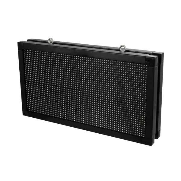 GloboStar® DISPLAY 90278 LED Scrolling Display 64x32cm - Κυλιόμενη Ψηφιακή Πινακίδα / Επιγραφή Διπλής Όψης P10 LED SMD AC 220-240V - Λειτουργία μέσω Wi-Fi με Εφαρμογή APP - Αισθήτηρας Θερμοκρασίας και Υγρασίας - Αδιάβροχο IP65 - Μ70 x Π11 x Υ38.5cm - Κόκκ