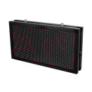 GloboStar® DISPLAY 90278 LED Scrolling Display 64x32cm - Κυλιόμενη Ψηφιακή Πινακίδα / Επιγραφή Διπλής Όψης P10 LED SMD AC 220-240V - Λειτουργία μέσω Wi-Fi με Εφαρμογή APP - Αισθήτηρας Θερμοκρασίας και Υγρασίας - Αδιάβροχο IP65 - Μ70 x Π11 x Υ38.5cm - Κόκκ