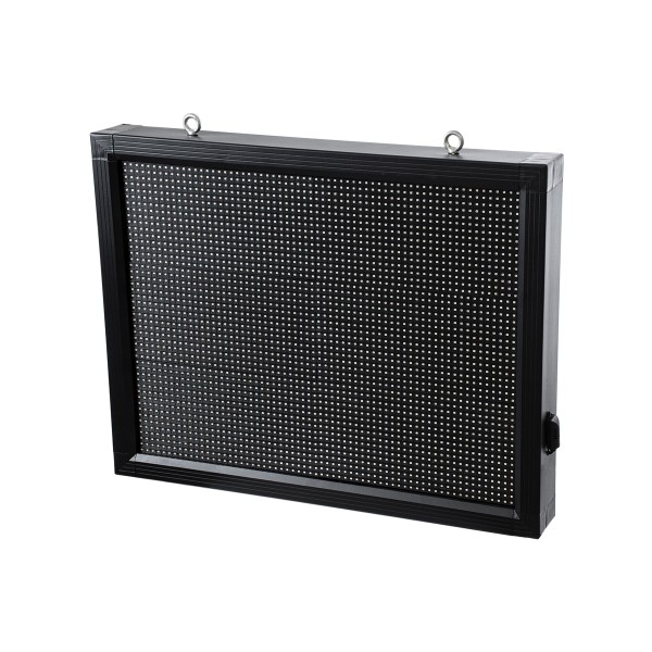 GloboStar® DISPLAY 90286 LED Scrolling Display 64x48cm - Κυλιόμενη Ψηφιακή Πινακίδα / Επιγραφή Μονής Όψης P10 LED SMD AC 220-240V - Λειτουργία μέσω Wi-Fi με Εφαρμογή APP - Αισθήτηρας Θερμοκρασίας και Υγρασίας - Αδιάβροχο IP65 - Μ72 x Π9 x Υ56cm - Κόκκινο 