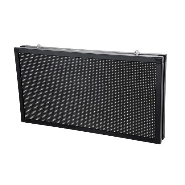 GloboStar® DISPLAY 90298 LED Scrolling Display 96x48cm - Κυλιόμενη Ψηφιακή Πινακίδα / Επιγραφή Διπλής Όψης P10 LED SMD AC 220-240V - Λειτουργία μέσω Wi-Fi με Εφαρμογή APP - Αισθήτηρας Θερμοκρασίας και Υγρασίας - Αδιάβροχο IP65 - Μ102 x Π11 x Υ54.5cm - Κόκ