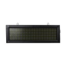 GloboStar® DISPLAY 90306 LED Scrolling Display 64x16cm - Κυλιόμενη Ψηφιακή Πινακίδα / Επιγραφή Μονής Όψης P10 LED SMD AC 220-240V - Λειτουργία μέσω Wi-Fi με Εφαρμογή APP - Αισθήτηρας Θερμοκρασίας και Υγρασίας - Αδιάβροχο IP65 - Μ72 x Π9 x Υ24cm - Ψυχρό Λε