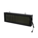 GloboStar® DISPLAY 90306 LED Scrolling Display 64x16cm - Κυλιόμενη Ψηφιακή Πινακίδα / Επιγραφή Μονής Όψης P10 LED SMD AC 220-240V - Λειτουργία μέσω Wi-Fi με Εφαρμογή APP - Αισθήτηρας Θερμοκρασίας και Υγρασίας - Αδιάβροχο IP65 - Μ72 x Π9 x Υ24cm - Ψυχρό Λε