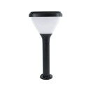 GloboStar® SOLARMIS 90521 LED Solar Bollard Light Κολωνάκι Κήπου Εξωτερικού Χώρου 10W 180lm 120° με Ενσωματωμένο Φωτοβολταϊκό Panel 6V 5W & Επαναφορτιζόμενη Μπαταρία Li-ion 3.2V 6000mAh με Αισθητήρα Ημέρας-Νύχτας - Αδιάβροχο IP65 Φ26 x Υ60cm Ψυχρό Λευκό 6