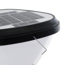 GloboStar® SOLARMIS 90521 LED Solar Bollard Light Κολωνάκι Κήπου Εξωτερικού Χώρου 10W 180lm 120° με Ενσωματωμένο Φωτοβολταϊκό Panel 6V 5W & Επαναφορτιζόμενη Μπαταρία Li-ion 3.2V 6000mAh με Αισθητήρα Ημέρας-Νύχτας - Αδιάβροχο IP65 Φ26 x Υ60cm Ψυχρό Λευκό 6