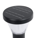 GloboStar® SOLARDIS 90523 LED Solar Bollard Light Κολωνάκι Κήπου Εξωτερικού Χώρου 10W 180lm 120° με Ενσωματωμένο Φωτοβολταϊκό Panel 6V 5W & Επαναφορτιζόμενη Μπαταρία Li-ion 3.2V 6000mAh με Αισθητήρα Ημέρας-Νύχτας - Αδιάβροχο IP65 Φ24 x Υ88cm Ψυχρό Λευκό 6