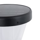 GloboStar® SOLARDIS 90523 LED Solar Bollard Light Κολωνάκι Κήπου Εξωτερικού Χώρου 10W 180lm 120° με Ενσωματωμένο Φωτοβολταϊκό Panel 6V 5W & Επαναφορτιζόμενη Μπαταρία Li-ion 3.2V 6000mAh με Αισθητήρα Ημέρας-Νύχτας - Αδιάβροχο IP65 Φ24 x Υ88cm Ψυχρό Λευκό 6