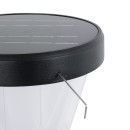 GloboStar® SOLARDIS 90523 LED Solar Bollard Light Κολωνάκι Κήπου Εξωτερικού Χώρου 10W 180lm 120° με Ενσωματωμένο Φωτοβολταϊκό Panel 6V 5W & Επαναφορτιζόμενη Μπαταρία Li-ion 3.2V 6000mAh με Αισθητήρα Ημέρας-Νύχτας - Αδιάβροχο IP65 Φ24 x Υ88cm Ψυχρό Λευκό 6