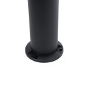 GloboStar® SOLARDIS 90523 LED Solar Bollard Light Κολωνάκι Κήπου Εξωτερικού Χώρου 10W 180lm 120° με Ενσωματωμένο Φωτοβολταϊκό Panel 6V 5W & Επαναφορτιζόμενη Μπαταρία Li-ion 3.2V 6000mAh με Αισθητήρα Ημέρας-Νύχτας - Αδιάβροχο IP65 Φ24 x Υ88cm Ψυχρό Λευκό 6