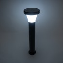 GloboStar® SOLARDIS 90523 LED Solar Bollard Light Κολωνάκι Κήπου Εξωτερικού Χώρου 10W 180lm 120° με Ενσωματωμένο Φωτοβολταϊκό Panel 6V 5W & Επαναφορτιζόμενη Μπαταρία Li-ion 3.2V 6000mAh με Αισθητήρα Ημέρας-Νύχτας - Αδιάβροχο IP65 Φ24 x Υ88cm Ψυχρό Λευκό 6