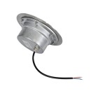 GloboStar® UNDERGROUND-SINA 90571 Χωνευτό Φωτιστικό Σποτ Δαπέδου LED 18W 1620lm 15° DC 24V Αδιάβροχο IP68 Φ20 x Υ11cm Θερμό Λευκό 2700K - Ανοξείδωτο Ατσάλι - 3 Χρόνια Εγγύηση