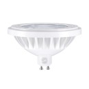 GloboStar® 60132 Σποτ LED GU10 AR111 15W 1500lm 12° AC 220-240V IP20 Φ11 x Υ6.6cm Ψυχρό Λευκό 6000K Dimmable - 3 Χρόνια Εγγύηση