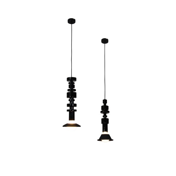 HL-3547-1 GABRIEL BLACK PENDANT