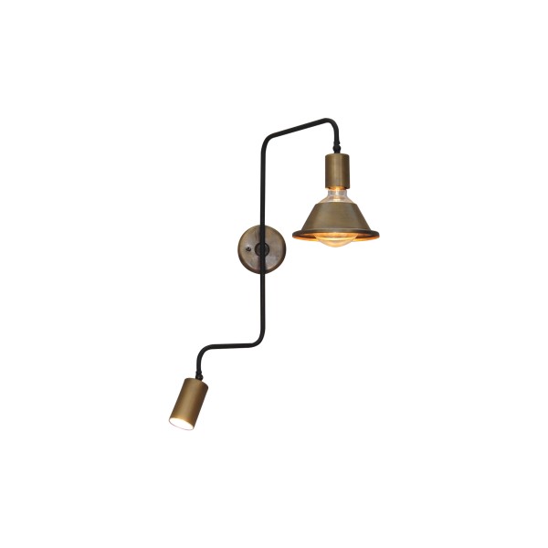 HL-3555-2L CALLIE BLACK WALL LAMP