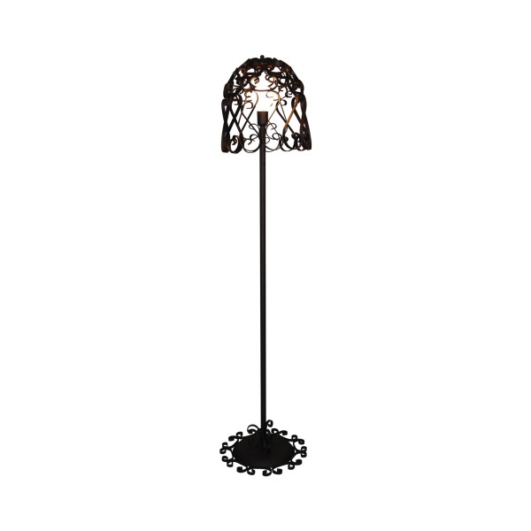 HL-3586-1F LEWIS OLD BRONZE FLOOR LAMP