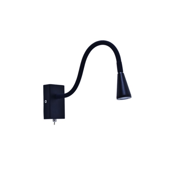 SE 124-1AB CABLE WALL LAMP BLACK MAT 1Β1