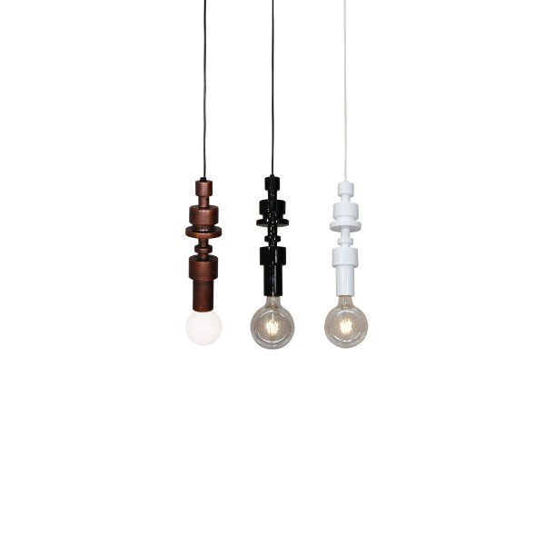 HL-3545-1 GAΒRIEL WHITE PENDANT