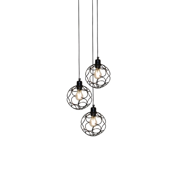 HL-3588-3 ALINE BLACK PENDANT