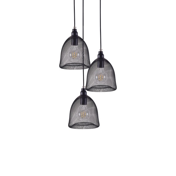 SE 151-20-3 ZOLA PENDANT LAMP BLACK MAT+