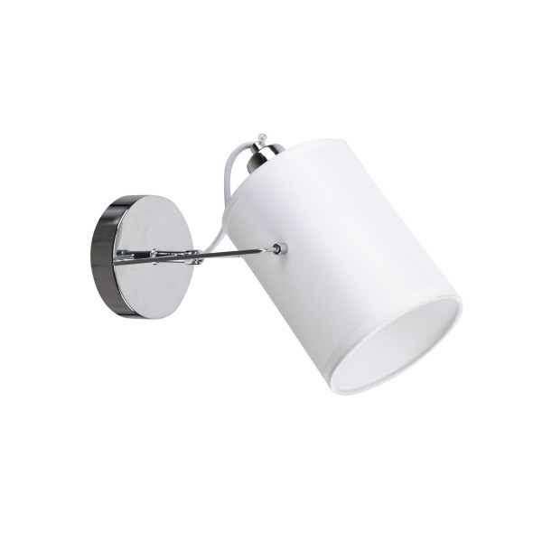 KQ 2654/1 SHIRO CHROME AND WHITE WALL LAMP Δ4