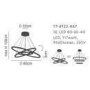 SE LED 80-60-40 OLYMPIC PENDANT CHROME Α5