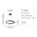 SE LED 62 MATEO PENDANT COFFEE BROWN Β5