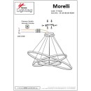 SE LED 80-60-40 MORELLI PENDANT WHITE MAT Β5