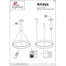 SE LED SMART 60 AMAYA PENDANT BLACK Δ5