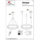 SE LED SMART 100 AMAYA PENDANT BLACK Δ5