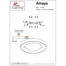 SE LED 60 AMAYA CEILING NICKEL MAT Δ3