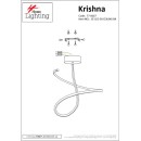 SE LED 50 KRISHNA CEILING BLACK Γ3