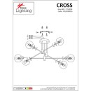 KQ S0982-6 CROSS BLACK AND GOLD CEILING Ε3