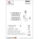 M8018 XENIC GOLD MATT WALL LAMP Γ3