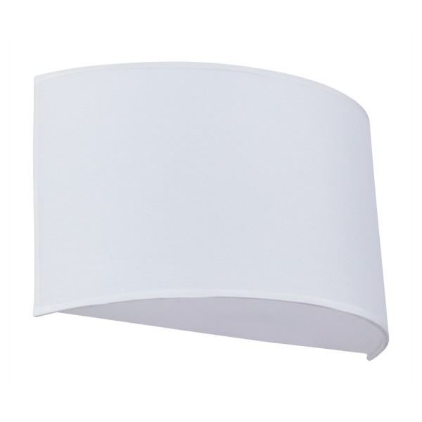 SE21-WH3-15 SERAPH WHITE SHADE WALL LAMP Γ1