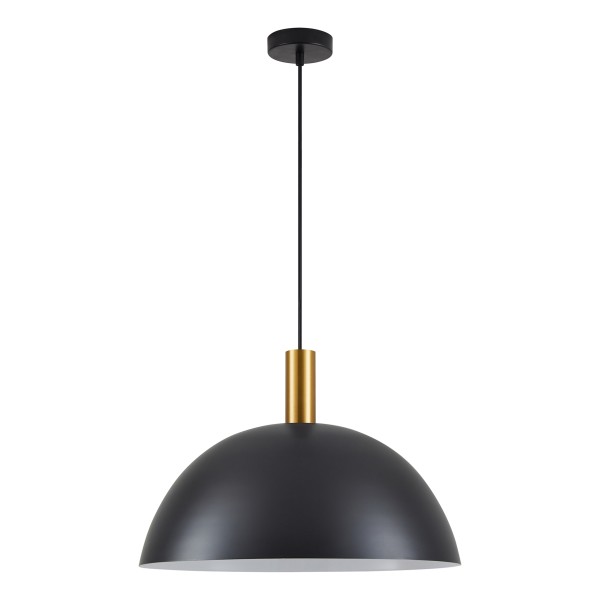 SE21-GM-4-MS50 ADEPT TUBE Gold Matt Pendant Black Metal Shade+