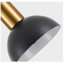 SE21-GM-4-BL2-MS3 ADEPT TUBE Gold Matt Pendant Black Metal Shade+