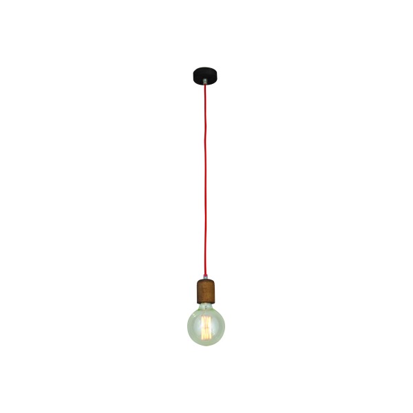 HL-024R-1 MELODY AGED WOOD PENDANT