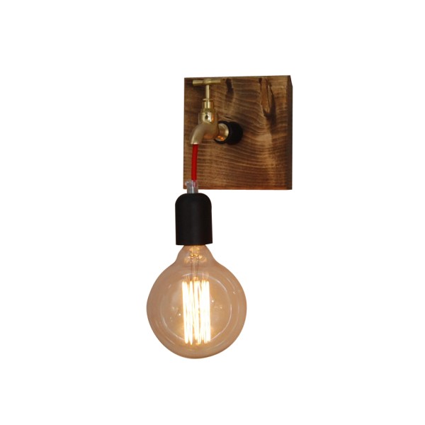 HL-078-1W HIKARI WALL LAMP BROWN RUSTY