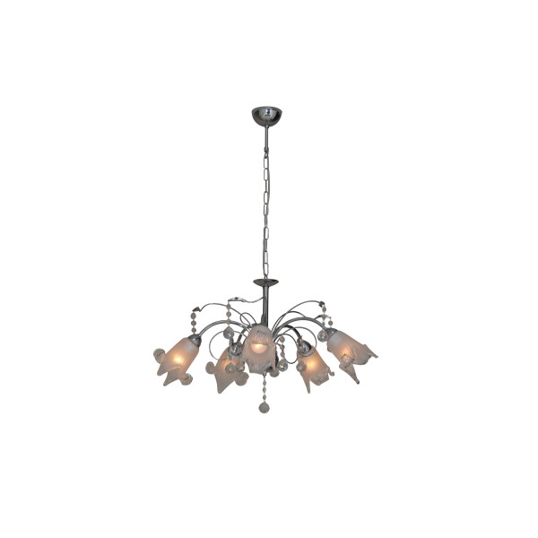 1017-5P MEMO CHROME PENDANT LAMP Γ2